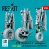 ResKit Models 1:48 A-10 Thunderbolt II landing gears (Early & Late) with weighted wheels set for GWH kit (Metal+3D Printed)