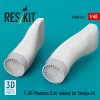 ResKit Models 1:48 F-4B Phantom II Air intakes for Tamiya kit (3D Printed)