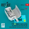 ResKit Models 1:48 T700 left engine & open nacelles (for SH-60B, SH-60F, HH-60H, MH-60R, MH-60S, MH-60L, UH-60A, HH-60) (3D Printed) for ICM