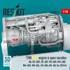 ResKit Models 1:48 T700 right engine & open nacelles (for SH-60B, SH-60F, HH-60H, MH-60R, MH-60S, MH-60L, UH-60A, HH-60) (3D Printed) for ICM