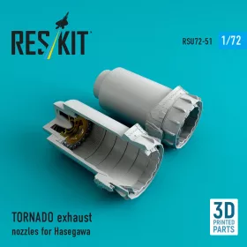   ResKit Models 1:72 TORNADO exhaust nozzles for Hasegawa kit (3D Printed)
