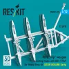 ResKit Models 1:72 Mi-8 Hip weapon mounting frame with BD3-57KrV for Hobby Boss kit (USSR/UKRAINE Early) (2 pcs) (3D Printed)