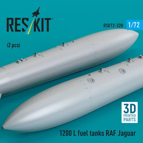 ResKit Models 1:72 1200 L fuel tanks RAF Jaguar (2 pcs) (3D Printed)