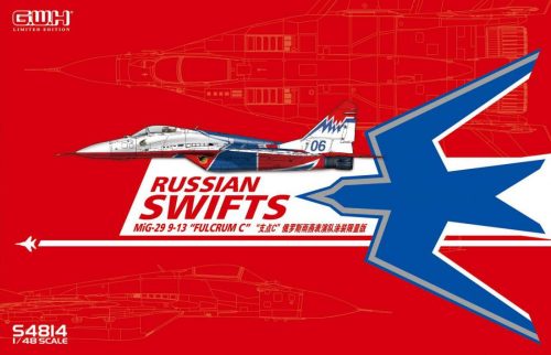 Great Wall Hobby 1:48 Mig 29 9-13 ”Fulcrum C” Russian Swifts With Special Mask