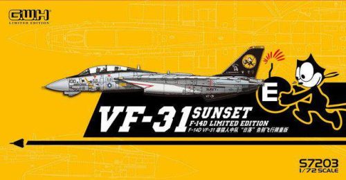 Great Wall Hobby 1:72 US Navy F-14D VF-31 ”Sunset” /w special PE & Decal