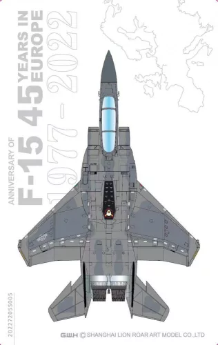 Great Wall Hobby 1:72 USAF F-15C Annversary of ”45 Years in Europe”