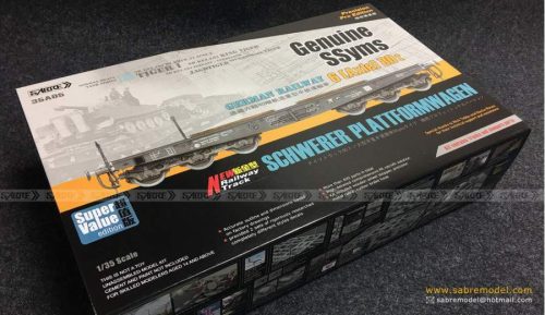 Sabre Model 1:35 Genuine SSyms - German Railway Schwerer plattformwagen /Premium Edition