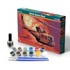 Mistercraft 1:72 UH-1N Desert Huey, START SET