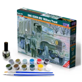 Mistercraft 1:72 GMC CCKW-353 Military Truck START SET