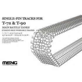   MENG-Model 1:35 Single-Pin Tracks for T-72 & T-90 Main Battle Tanks(Cement-Free workable