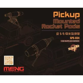 MENG-Model 1:35 Pickup Mounted Rocket Pods (Resin)
