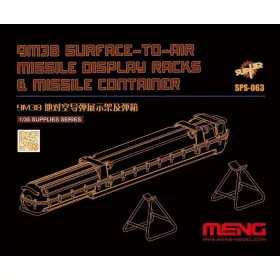   MENG-Model 1:35 9M38 Surface-to-air Missile DisplayRacks & Missile Container (Resin)
