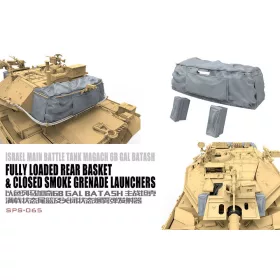   MENG-Model 1:35 Israel Main Battle Tank Magach 6B GAL BATASH Fully Loaded Rear Basket