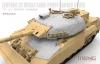 MENG-Model 1:35 Canadian Main Battle Tank Leopard C2 MEXAS Sand-Proof Canvas Cover(Resin)