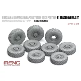   MENG-Model 1:35 Russian Air Defense Weapon System 96K6 Pantsir-S1 Sagged Wheel Set