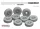 MENG-Model 1:35 Russian Air Defense Weapon System 96K6 Pantsir-S1 Sagged Wheel Set