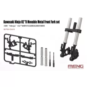   MENG-Model 1:9 Kawasaki Ninja H2(TM)R Movable Metal Front Fork Set