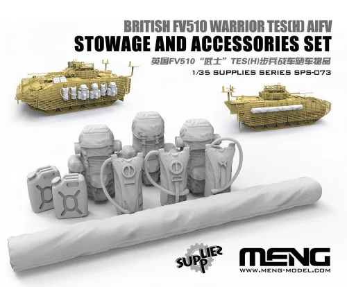 MENG-Model 1:35 British FV510 Warrior TES(H) AIFV Stowage And Accessories Set (RESIN)