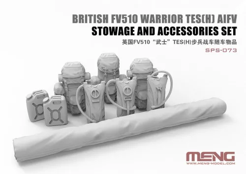 MENG-Model 1:35 British FV510 Warrior TES(H) AIFV Stowage And Accessories Set (RESIN)