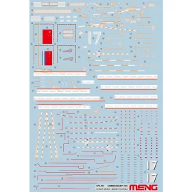   MENG-Model 1:700 PLA Navy Shandong Marking Decals (For PS-006)