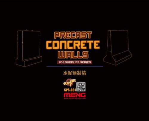 Meng Model 1:35 Precast Concrete Walls