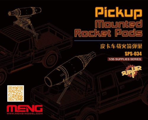 Meng Model 1:35 Pickup Mounted Rocket Pods