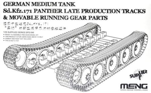 Meng Model 1:35 Sd.Kfz.171 Panther Tracks & Movable Running Gear