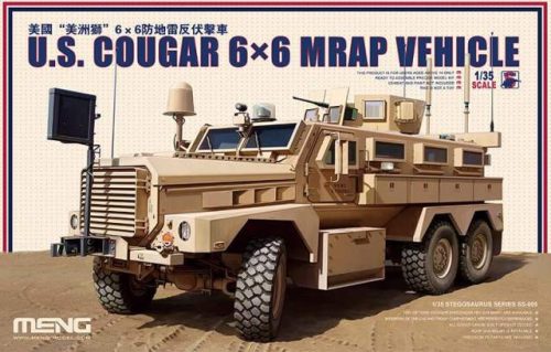 Meng Model 1:35 - U.S. Cougar 6x6 MRAP Vehicle harcjármű makett