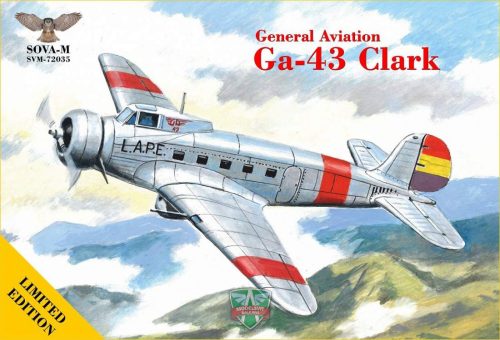 Sova-M 1:72 GA-43 ”Clark” passinger airliner (in L.A.P.E. service)
