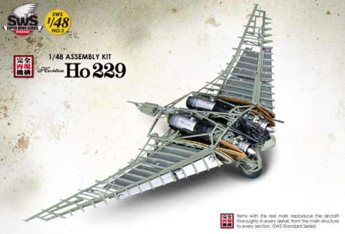 Zoukei-Mura SWS 1:48 Horten Ho 229 repülő makett