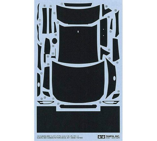 Tamiya 1:24 Subaru BRZ Carbon Decal