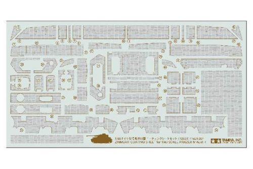 Tamiya 1:48 Pz.Kpfw.IV Zimmerit sheet