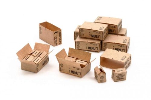 1:35 U.S. 10-In-1 Ration Cartons (WW II)