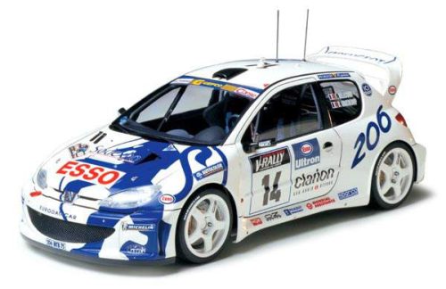 Tamiya 1:24 Peugeot 206 WRC autó makett