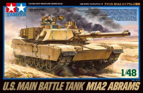 Tamiya 1:48 M1A2 Abrams harcjármű makett