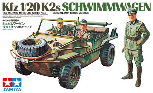Tamiya 1:35 German Schwimmwagen harcjármű makett