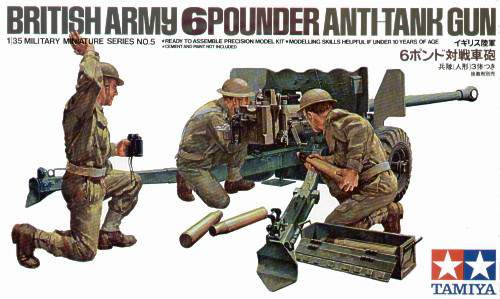 Tamiya 1:35 British 6-Pounder Anti-Tank Gun