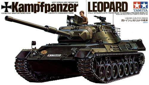 Tamiya 1:35 Leopard Kampfpanzer harcjármű makett