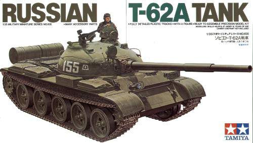 Tamiya 1:35 Russian T-62A Tank harcjármű makett