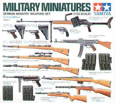 Tamiya 1:35 German Small Arms set