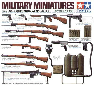 Tamiya 1:35 U.S. Infantry Weapons
