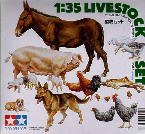 Tamiya 1:35 Farmyard Livestock Set