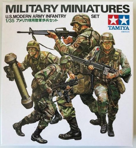 Tamiya 1:35 U.S. Modern infantry figura makett