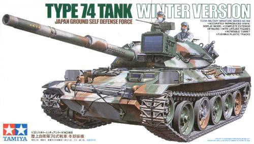 Tamiya 1:35 Japanese Type 74 Winter Scheme JGSDF harcjármű makett