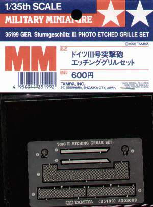 Tamiya 1:35 StuG III Photo-Etched Grille