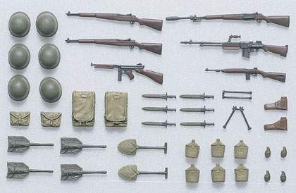 Tamiya 1:35 US Infantry equipment set