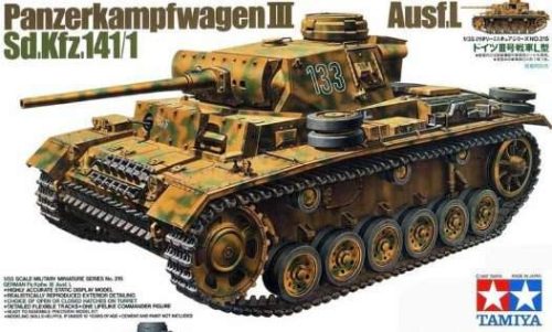 Tamiya 1:35 Pz.Kpfw.III Ausf.L harcjármű makett