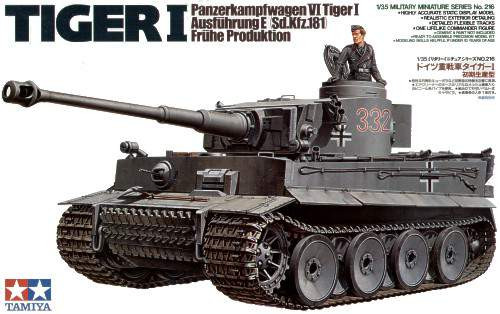 Tamiya 1:35 Pz.Kpfw.VI Tiger I early version harcjármű makett