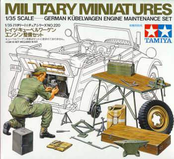 Tamiya 1:35 Kubelwagen Type 82 engine maintenance