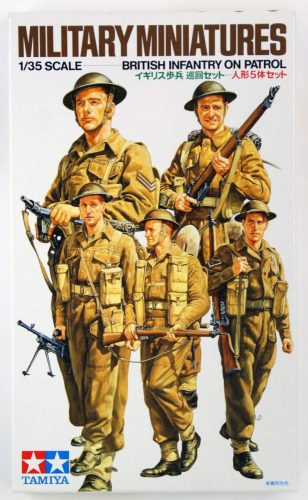 Tamiya 1:35 British Infantry patrol (WWII) figura makett